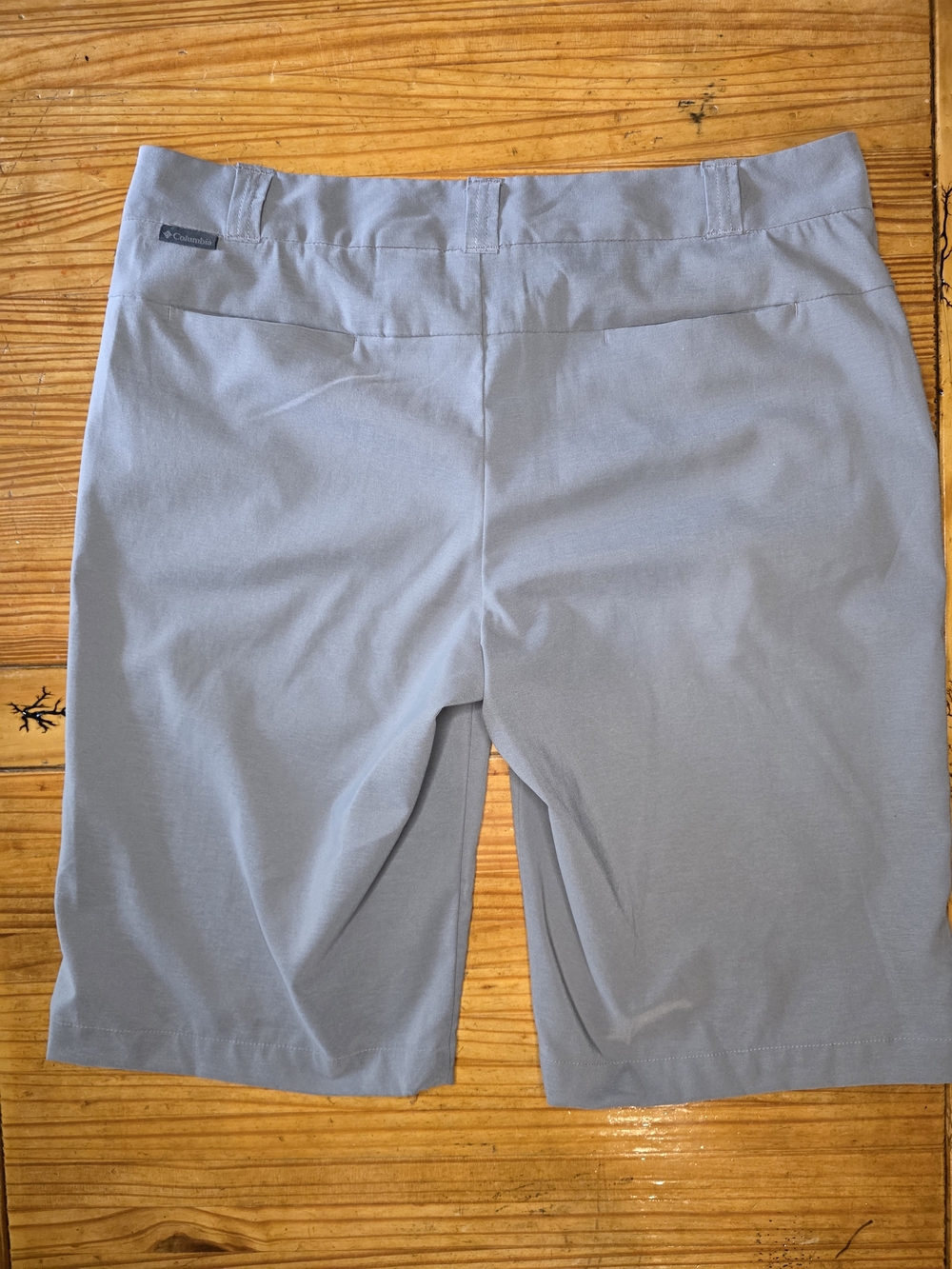 Women’s Stretch Bermuda Shorts - Light Gray - Picture 2 of 9